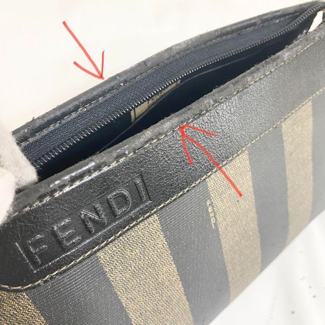 クリアランス最安 FENDI フェンディ クラッチバッグ ペカン柄 クラッチ
