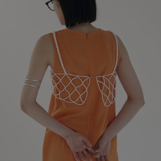 Ameri VINTAGE(アメリヴィンテージ)のAmeri vintage / RHOMBUS PEARL BUSTIER レディースのアクセサリー(その他)の商品写真