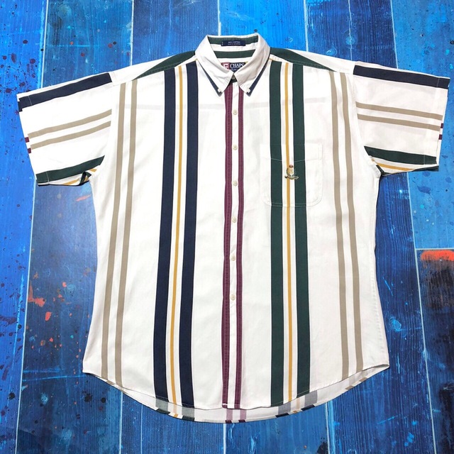 CHAPS - 【チャップスラルフローレン】刺繍ロゴ半袖マルチボールド