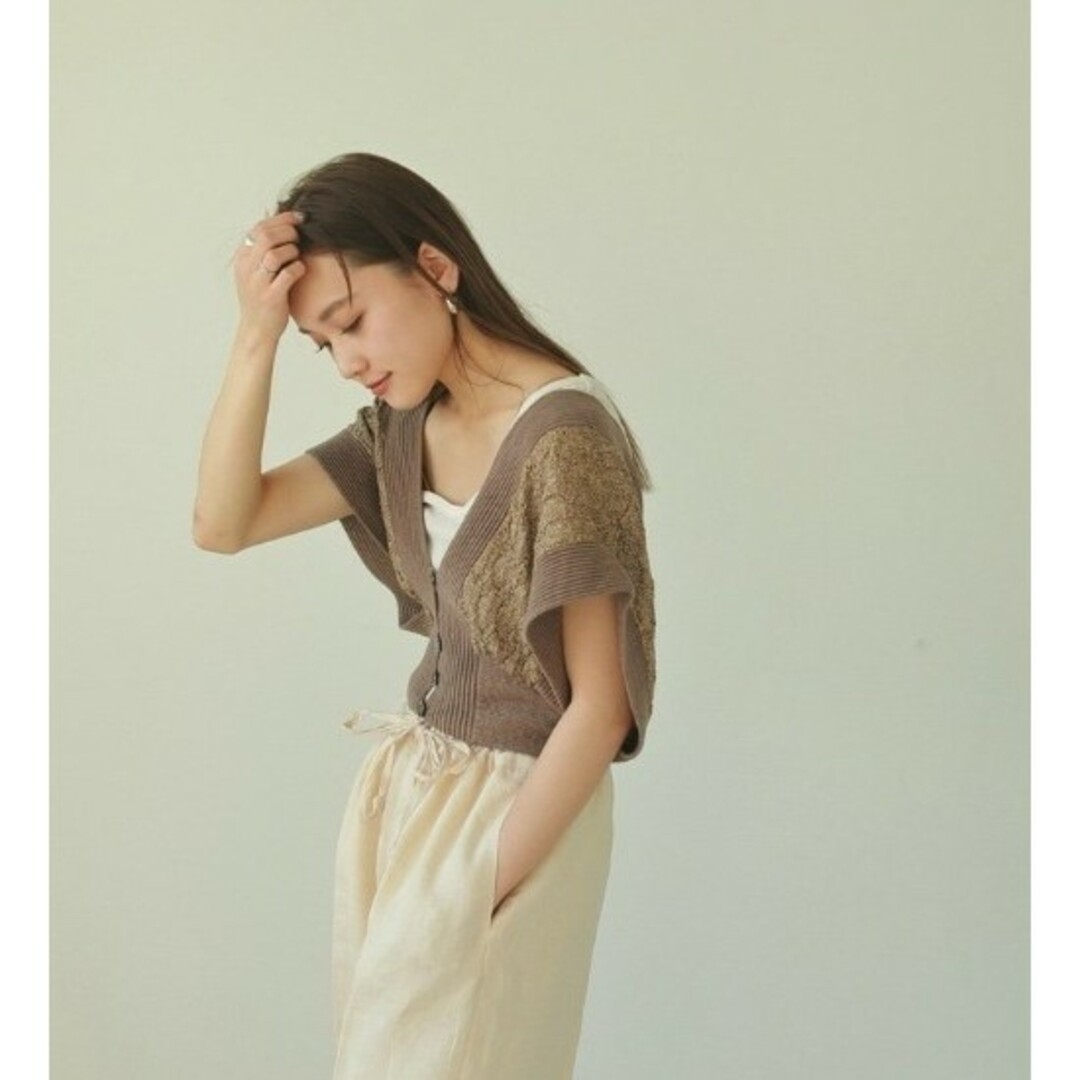 TODAYFUL - 【未使用に近い】TODAYFUL レースニットビスチェ ベスト