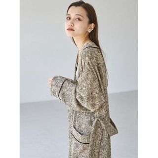 TODAYFUL - 【美品】TODAYFUL ジャガードパイピングガウン 36 トゥデイ