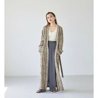 TODAYFUL - 【美品】TODAYFUL ジャガードパイピングガウン 36 トゥデイ