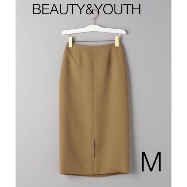 BEAUTY&YOUTH オックスフロントスリットタイトスカート