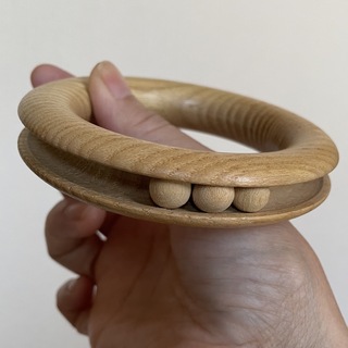 木製ガラガラ(がらがら/ラトル)