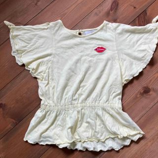 ジェニィ(JENNI)のJENNI LOVE♡キッズトップス　イエロー(Tシャツ/カットソー)