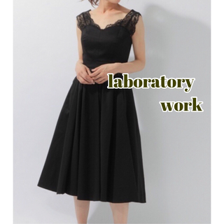 ラボラトリーワーク(LABORATORY WORK)のlaboratory work ラボラトリーワーク　ドレス　ワンピース　ブラック(ひざ丈ワンピース)