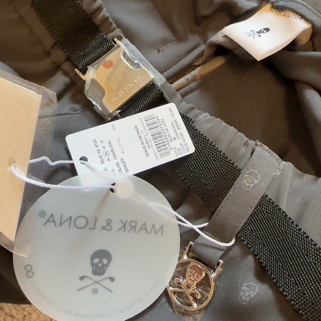 新作!マークアンドロナ ゴルフウェア メンズパンツ46 Belt Pants