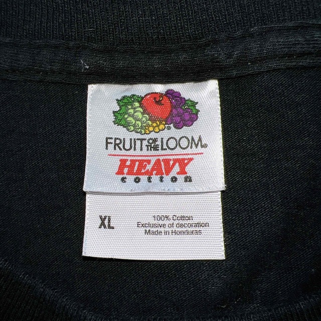 FRUIT OF THE LOOM(フルーツオブザルーム)のフルーツオブザルーム Tシャツ 半袖 オーバーサイズ プリントTシャツ ブラック メンズのトップス(Tシャツ/カットソー(半袖/袖なし))の商品写真