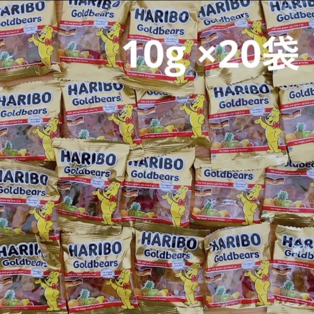 Golden Bear(ゴールデンベア)のハリボーグミ　ミニゴールドベア　10g ×20袋 食品/飲料/酒の食品(菓子/デザート)の商品写真