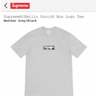 シュプリーム(Supreme)のSupreme Emilio Pucci® Box Logo Black M(Tシャツ/カットソー(半袖/袖なし))