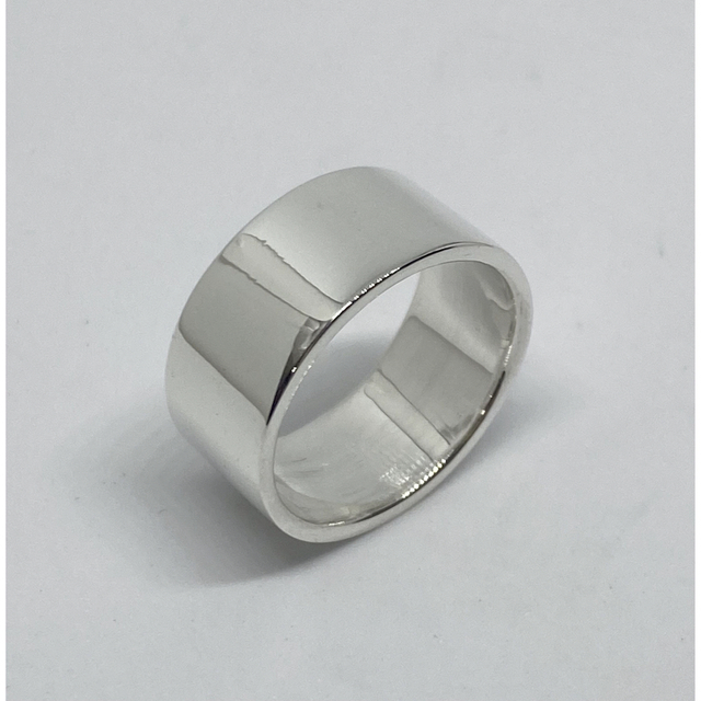 プレーン　平打ち10mm巾銀シルバー 925リングギフト指輪シンプル31号だ4B メンズのアクセサリー(リング(指輪))の商品写真