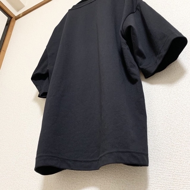 UNIQLO(ユニクロ)のエアリズムコットンオーバーサイズTシャツ（5分袖） メンズのトップス(Tシャツ/カットソー(半袖/袖なし))の商品写真