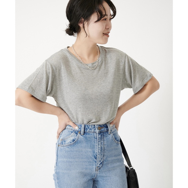 Spick & Span(スピックアンドスパン)の【api様 専用】U by SPICK&SPAN シアールーズフィットTシャツー レディースのトップス(Tシャツ(半袖/袖なし))の商品写真