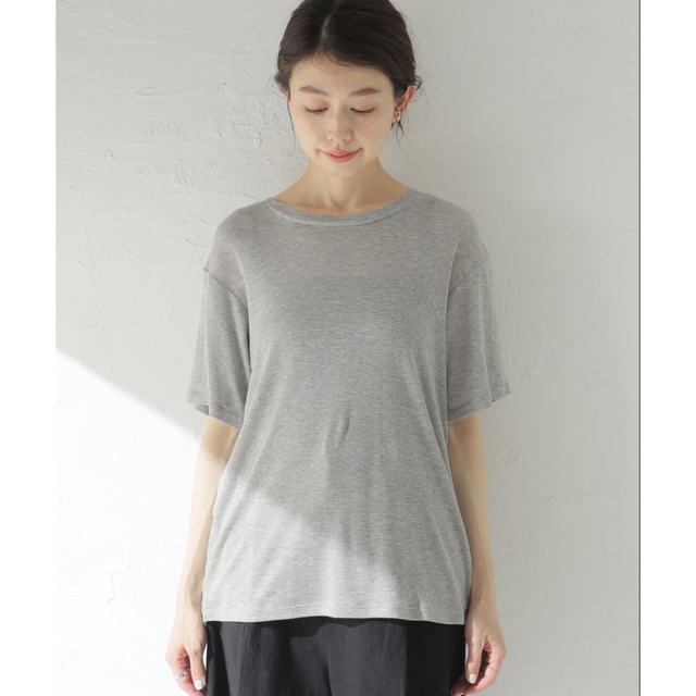 Spick & Span(スピックアンドスパン)の【api様 専用】U by SPICK&SPAN シアールーズフィットTシャツー レディースのトップス(Tシャツ(半袖/袖なし))の商品写真