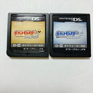 DS ソフト ポケモン ハートゴールド ソウルシルバー 動作確認済(携帯用ゲームソフト)