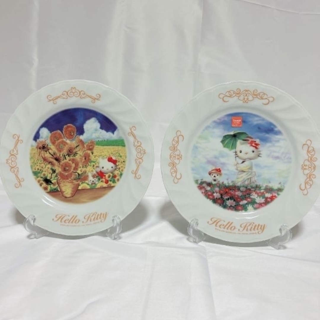 ハローキティ ART SALAD PLATE サンリオ 30周年 2004年発売