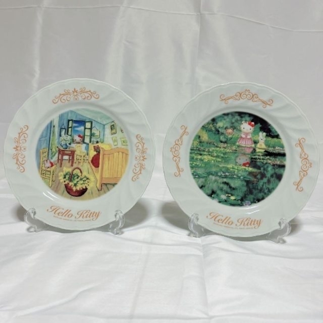 ハローキティ ART SALAD PLATE サンリオ 30周年 2004年発売