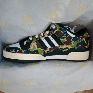 アディダス(adidas)のBAPE × adidas Forum 84 Low Green Camo(スニーカー)