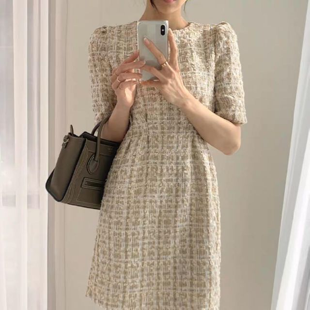 春夏コーデ❤️レディース ドレス ひざ丈 半袖 パーティー 2