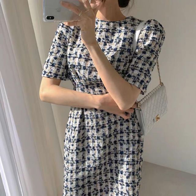 春夏コーデ❤️レディース ドレス ひざ丈 半袖 パーティー 3