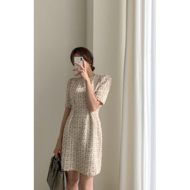 春夏コーデ❤️レディース ドレス ひざ丈 半袖 パーティー 6