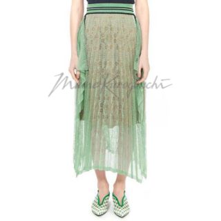 マメ(mame)のmame kurogouchi Wrapping Knit Skirt スカート(ロングスカート)