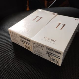 完全未開封)Xiaomi Mi 11 Lite 5G ブラック SIMフリー(スマートフォン本体)
