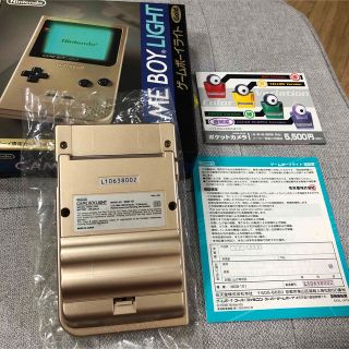 新品同様品 Nintendo GB ゲームボーイライト ゴールドの通販 by Myshop