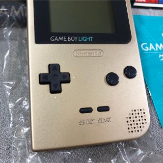 新品同様品 Nintendo GB ゲームボーイライト ゴールドの通販 by Myshop
