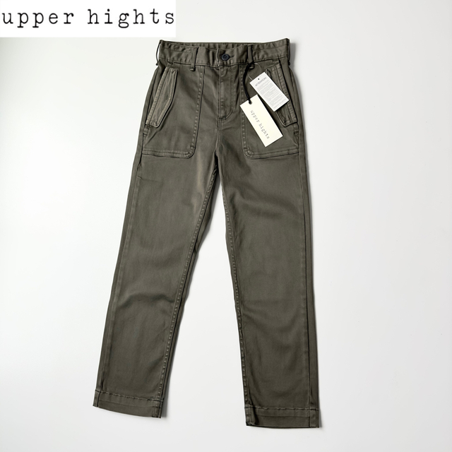 upper hights - 未使用 アッパーハイツ 製品染めストレッチミリタリー