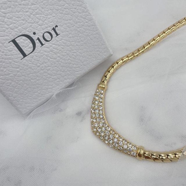 ✨希少極美品✨ Dior ツイスト ネックレス ヴィンテージ ドイツ製 チェーン