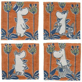 丸眞 コースター MOOMIN ムーミン H10×W10cm オレンジメイズ 異(テーブル用品)