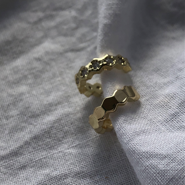 BEAUTY&YOUTH UNITED ARROWS(ビューティアンドユースユナイテッドアローズ)のN-217 まるまるgold ear cuff set レディースのアクセサリー(イヤーカフ)の商品写真