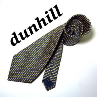 ダンヒル(Dunhill)の231.[人気ブランド]dunhill ネクタイ　パネル柄　総柄　ヘリコプター(ネクタイ)