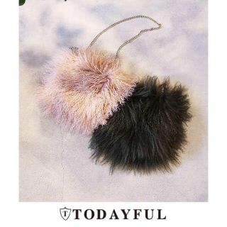 トゥデイフル(TODAYFUL)のTODAYFUL ファーチェーンバッグ(ショルダーバッグ)