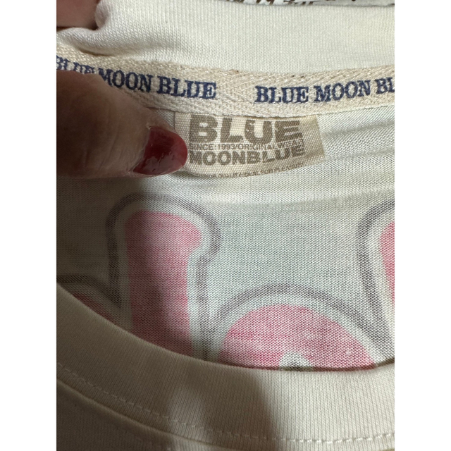 BLUE MOON BLUE(ブルームーンブルー)のブルームーンブルー　ロンT F タグなし新品 レディースのトップス(Tシャツ(長袖/七分))の商品写真