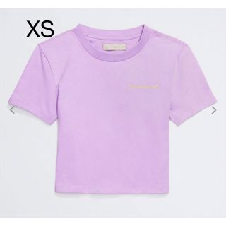 Jennie for calvin klein Tシャツ XS シアーライラック(Tシャツ(半袖/袖なし))