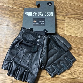 ハーレーダビッドソン(Harley Davidson)の新品未使用　ハーレーダビッドソン　フィンガーレス　レザーグローブ値引✖️(装備/装具)
