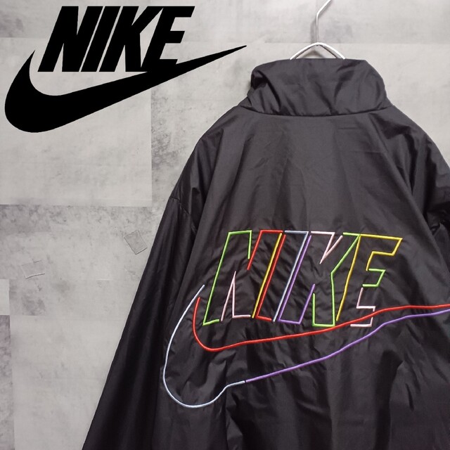 ✨美品✨ NIKE ナイキ メンズウィンドブレーカー ブラック L | フリマアプリ ラクマ