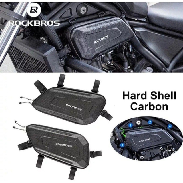 レブル 250 500 サイド ツール バッグ 3D ハードシェル 防撥水 左右 自動車/バイクの自動車/バイク その他(その他)の商品写真
