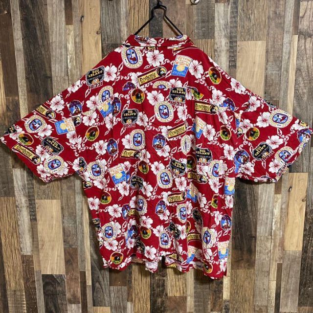 ビッグ ドッグス 犬 アニマル 総柄 超ビッグサイズ！5XL シャツ USA