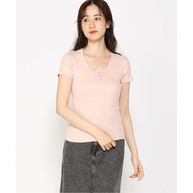 GUESS(ゲス)の【ライトピンク(G6O1)】【M】(W)Denise Top レディースのトップス(カットソー(長袖/七分))の商品写真