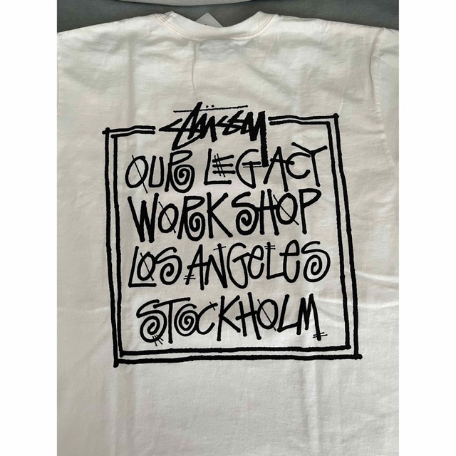 STUSSY OUR LEGACY FRAME PIGMENT TEE 黒 M