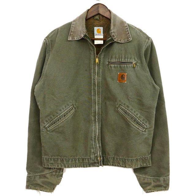 激安先着 【希少 MOS】carhartt デトロイトジャケット J76 モス