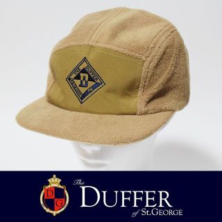 ザダファーオブセントジョージ(The DUFFER of ST.GEORGE)の新品 The Duffer ダファー ふわもこ生地 フラットキャップ 薄茶(キャップ)