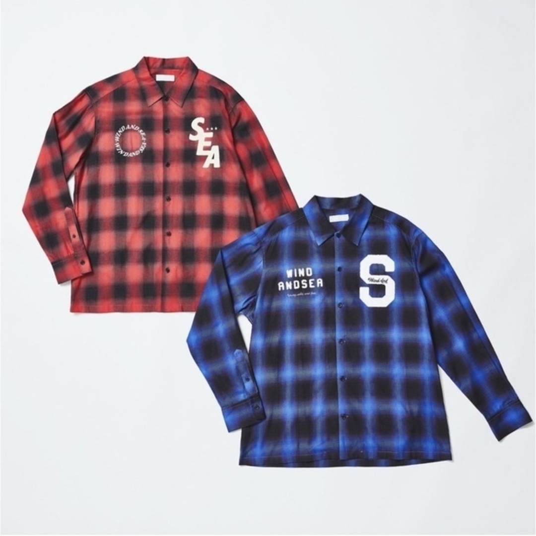 WIND AND BEYOUTH -S- Plaid Shirtシャツ