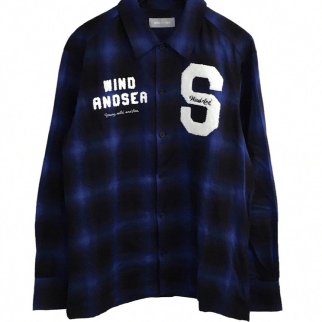 WIND AND BEYOUTH "S" Plaid Shirt