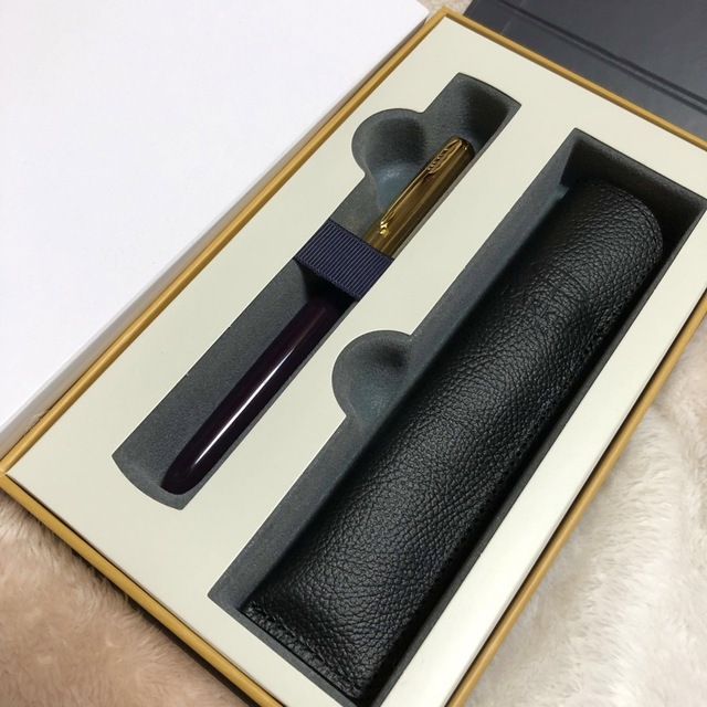 新品未使用 PARKER パーカー51 プレミアムライン 万年筆 プラム ニブF-