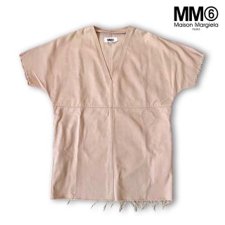 エムエムシックス(MM6)のMM6 maison margiela ワンピース 膝丈 着用1回 定価7万程(ひざ丈ワンピース)