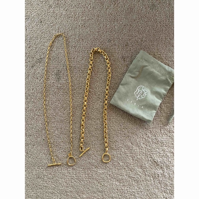 SYKIA&3way Long Chain Necklace レディースのアクセサリー(ネックレス)の商品写真